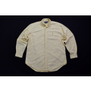 Ralph Lauren Polo Hemd Yarmouth Maglia Sommer Gelb Yellow Business Vintage 16-35