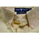 Ralph Lauren Polo Hemd Yarmouth Maglia Sommer Gelb Yellow Business Vintage 16-35