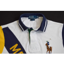 Polo T-Shirt Ralph Lauren Rugby BIG Pony Horse Mercer Diagonal Spellout Casual M