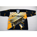 NHL Pittsbrgh Penguins Vintage Trikot Jersey Camiseta Eishockey Maska Air Knit  XL All over Print Oldscholl AOP Rare