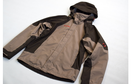 Mammut Jacke Regen Rain Shell Jacket Windbreaker Outdoor Trekking Braun Brown M