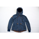 Naketano Jacke Winter Jacket Blau Blue Kapuze Hoodie...