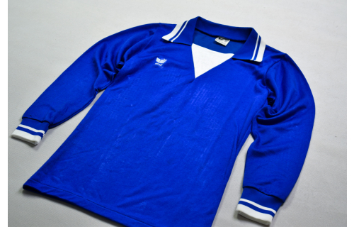 Erima Vintage Trikot Jersey Camiseta Maglia Maillot Shirt Germany Deutschland S NEU Blau Weiß Gelsenkirchen Bochum Hamburg New old Stock Rohling Blank