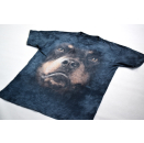 T-Shirt Animal Print Hund Dog The Mountain Batik All over...