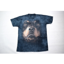 T-Shirt Animal Print Hund Dog The Mountain Batik All over Print Tye Dye 2011 XL