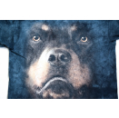 T-Shirt Animal Print Hund Dog The Mountain Batik All over Print Tye Dye 2011 XL