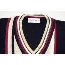 Strick Pullover Vintage Sweater Knit Sweatshirt V-Neck Jockey 90er 90s 56 L-XL