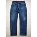 Levis 751 Jeans Hose Used Pantalones Trouser Denim Blau Blue Straight W 34 L 34