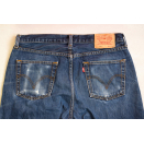 Levis 751 Jeans Hose Used Pantalones Trouser Denim Blau Blue Straight W 34 L 34