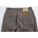 Edwin Jeans Hose Newton Slim Vintage Distressed Used Japan Braun Brown W 31 L 28