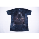 T-Shirt Animal Print Bat Fledermaus Mountain Batik All over Print Tye Dye 2012 XL