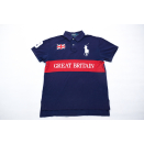 Polo T-Shirt Ralph Lauren Rugby BIG Horse Great Britain GBR UK England Casual  L