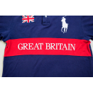 Polo T-Shirt Ralph Lauren Rugby BIG Horse Great Britain GBR UK England Casual  L