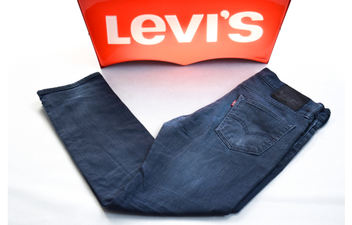 Levis Jeans 511 Slim Hose Levi`s Pant Denim Stretch Elastic Grau Blau W 34 L 30