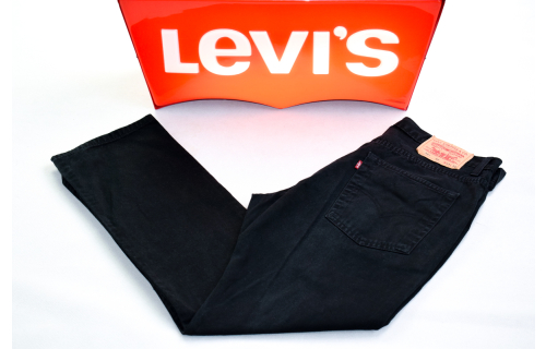 Levis Jeans Hose Levi`s Pant Trouser Pantalones 581 Denim Schwarz BLK W 33 L 30