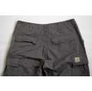 Carhartt Hose Pant Workwear Cargo Vintage Pantaloni Grün Green Olive Heavy Duty 34