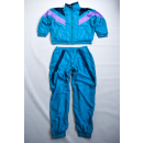 Trainings Anzug Track Jump Suit Nylon Glanz Shiny Vintage...