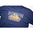 Boston T-Shirt  Vintage Delta Travel Destination Tee USA...