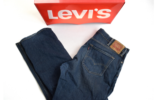 Levis Jeans Hose Levi`s Pant Trouser 559 Denim Stretch Blau Pantalones W 38 L 34