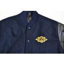 Homeboy Jacke Varsity Letterman College Bomber Leder...