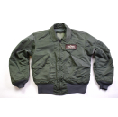 Alpha Bomber Vintage Jacke College Flight CWU 45 Flieger...