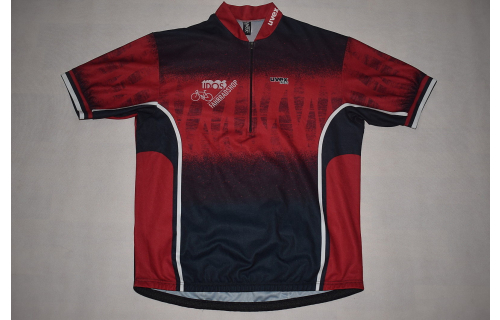 Uvex Fahrrad Rad Trikot Bike Jersey Camiseta Maglia Maillot Shirt Vintage 90s XL
